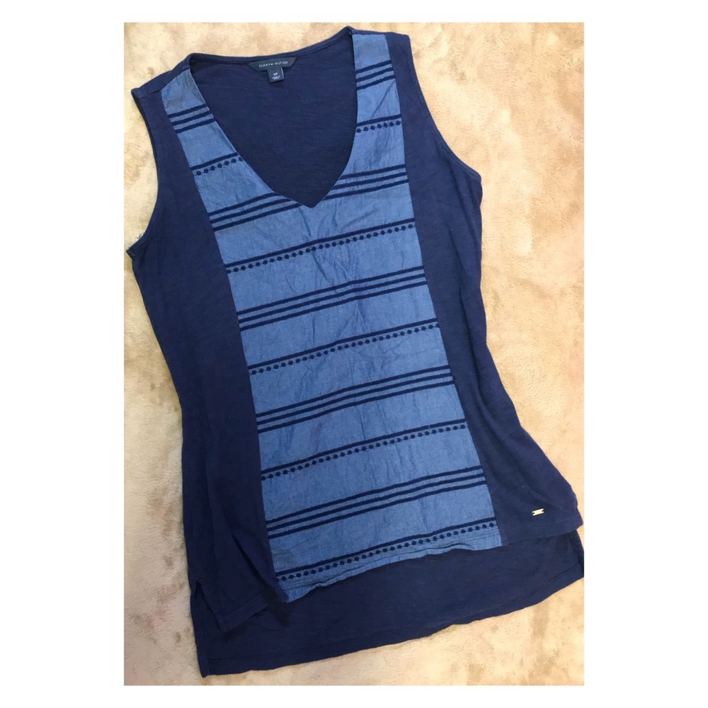 Tommy Hilfiger cut off tunic summer top never worn •